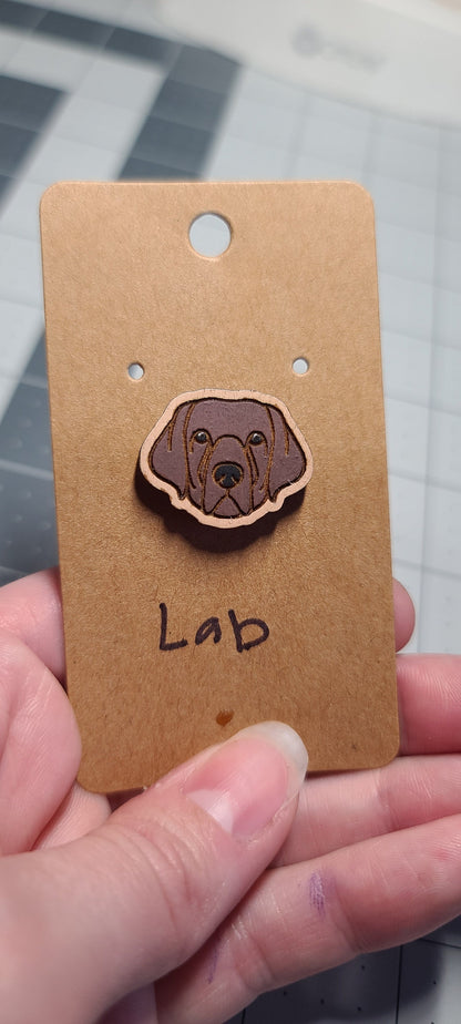 Chocolate lab Pin-Labrador Retriever pin-dog head pin-dog breed pin-doodle dog face pin-wood pin-chocolate Labrador retriever